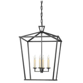 Birdcage Candle Vintage Style Pendant Light
